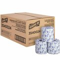 Bsc Preferred Genuine Joe Bathroom Tissue, 2-Ply, 400Shts/RL, 4inx3-3/4in, WE, 24PK GJO3540024